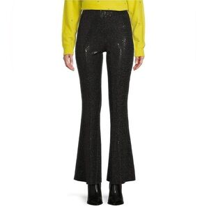 C&V Chelsea & Violet High Rise Sequin Pull On Flare Pants Size 32/Measurement